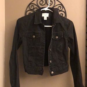 Black Wash Denim Jacket